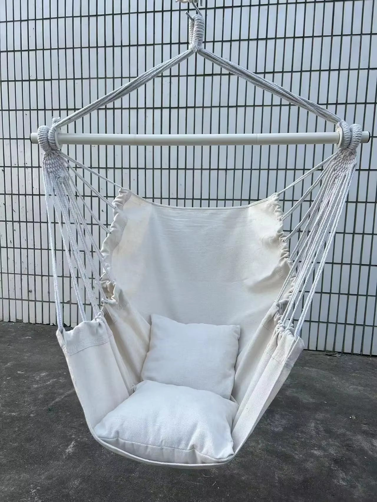 1Pc Leisure Fabric Hammock Chair Outdoor Swing Chair Hammock Dormitory Hammock Chair anti Rollover Hammock with Storage Bag